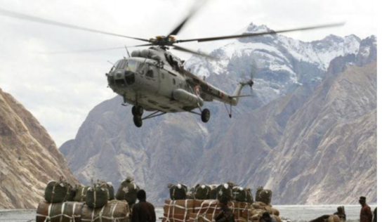 HELISTRIKES ON KARGIL HEIGHTS