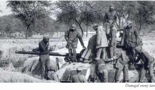 BATTLE OF CHHAMB 1971 A Panoramic Turret View from a Chhamb Knight Tank