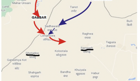 PAKISTANI DEBACLE AT LONGEWALA