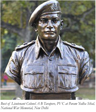 LIEUTENANT COLONEL ARDESHIR BURZORJI TARAPORE, PARAM VIR CHAKRA (POSTHUMOUS)