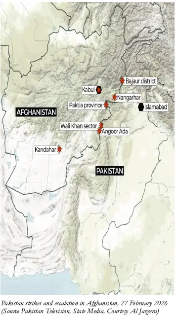 AFGHANISTAN–PAKISTAN CONFLICT 2026 AND INDIA’S STRATEGIC OPTIONS