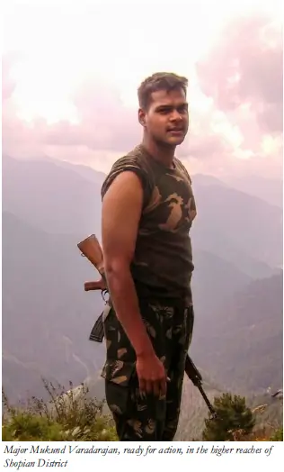 MAJOR MUKUND VARADARAJAN, ASHOKA CHAKRA (POSTHUMOUS)